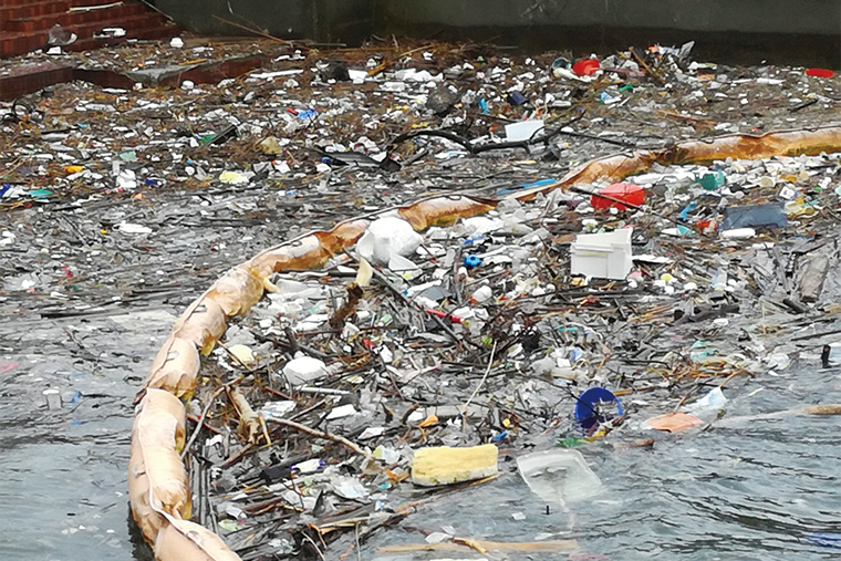 レジ袋有料化　海洋プラスチックごみ