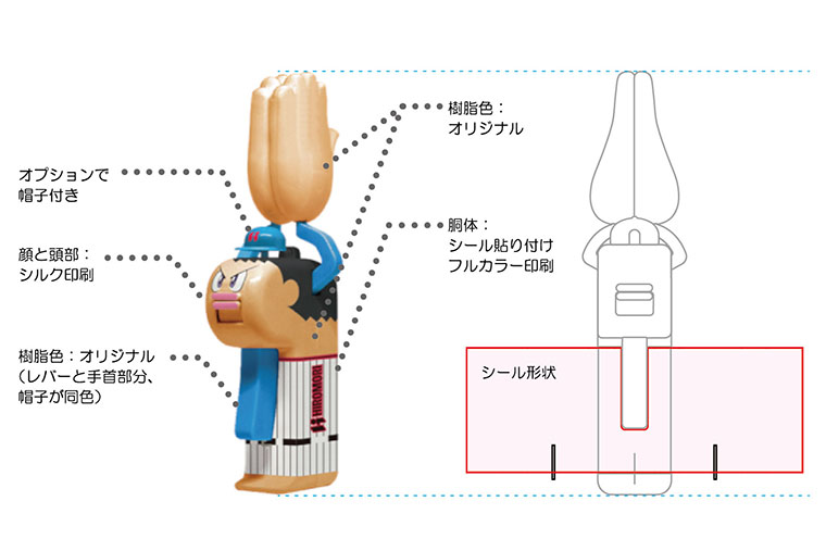 パチパチクラッピーへんげのデザインのポイント