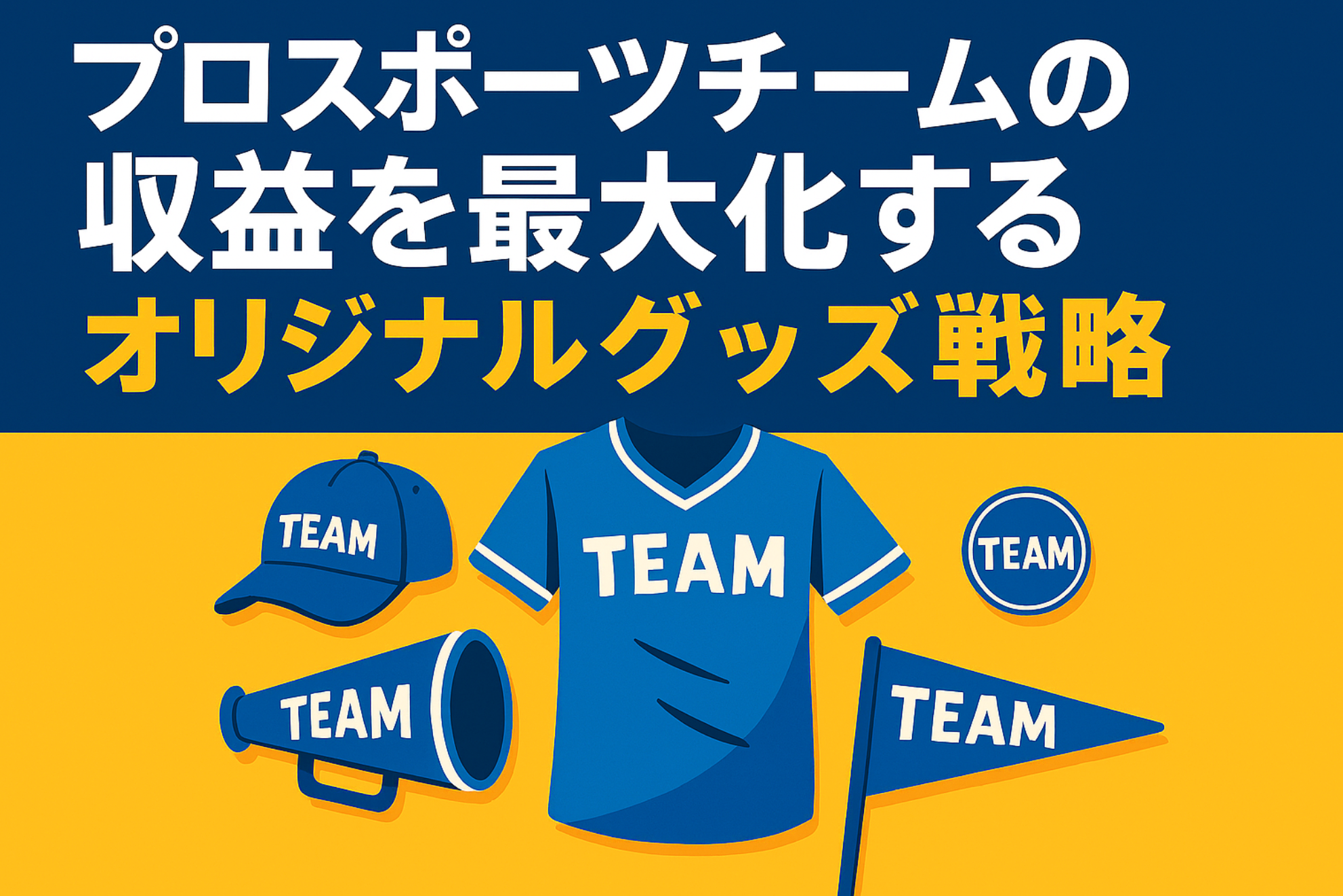 プロスポーツチームの収益を最大化するオリジナルグッズ戦略