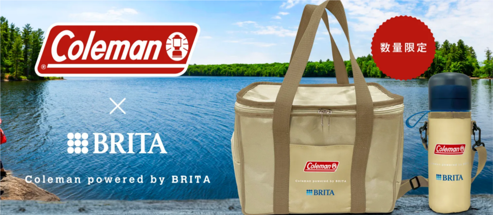 Coleman×BRITA　ボトルカバー＆エコキャリー／BRITA Japan株式会社様